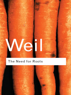 cover image of The Need for Roots